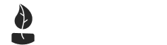 Candleaf logo (white version)